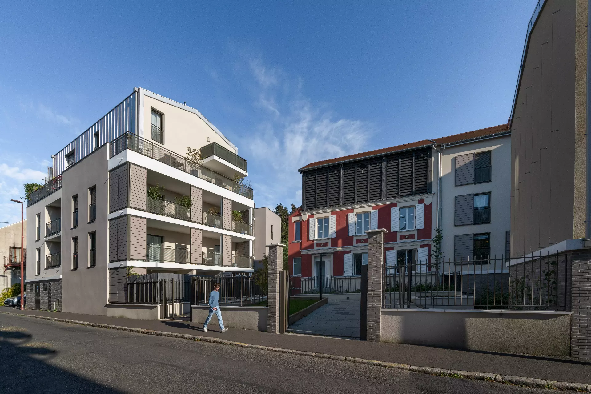 Appartements et triplex en maison de ville au coeur du centre de Cachan (94)